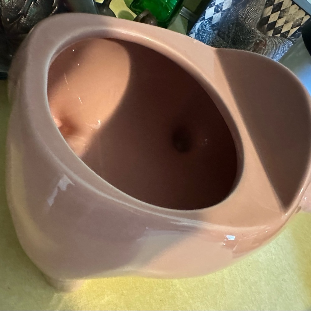 Rae Dunn Pink Ceramic Pig Container - Picture 6 of 8
